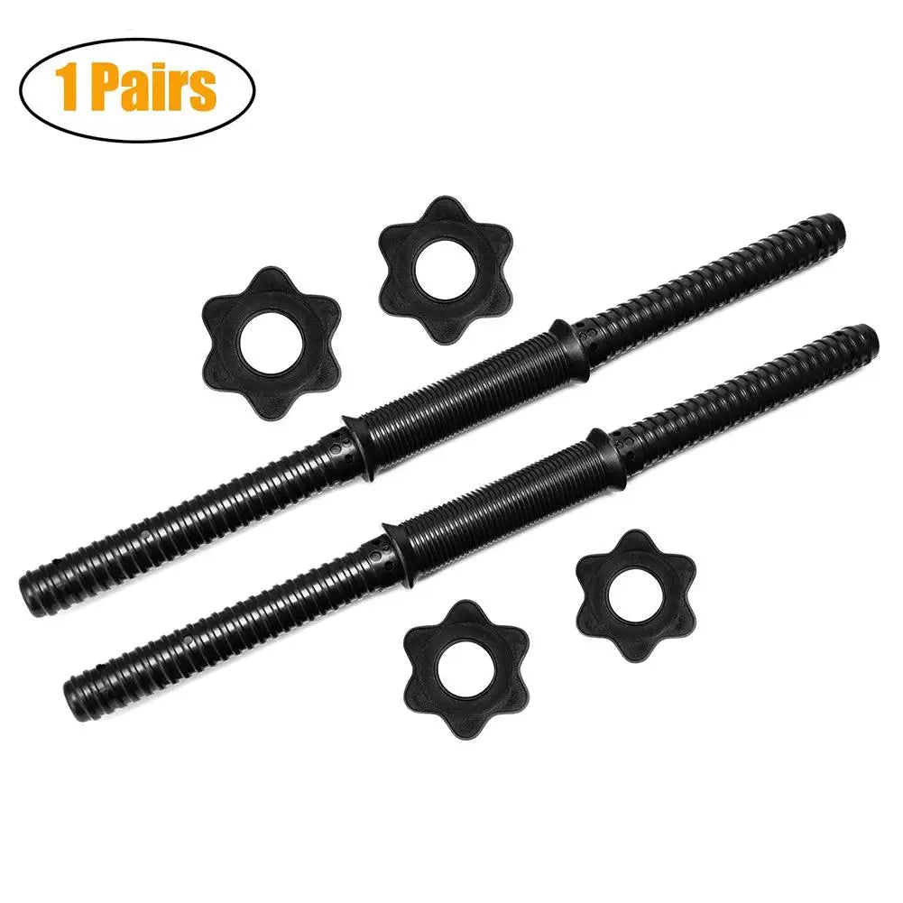 Dumbbell Rod Solid Steel Weight Lifter Bar Connector