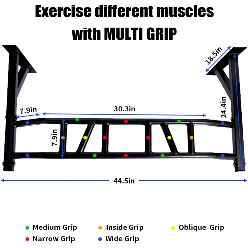 Multi-functional  multi-grip  pull bar workout home gym