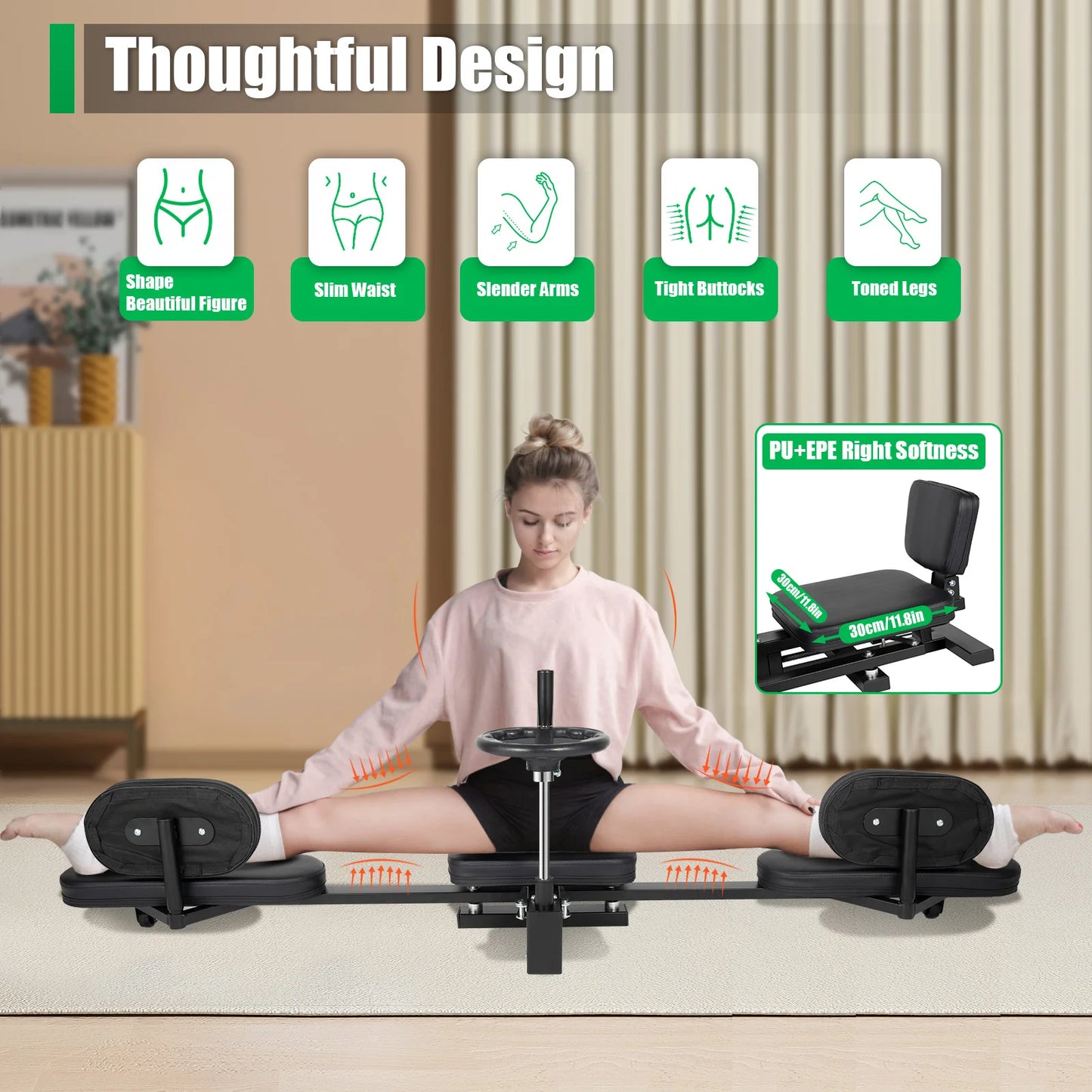 Heavy Duty Yoga  Flexibility  Split Leg Stretching Machine