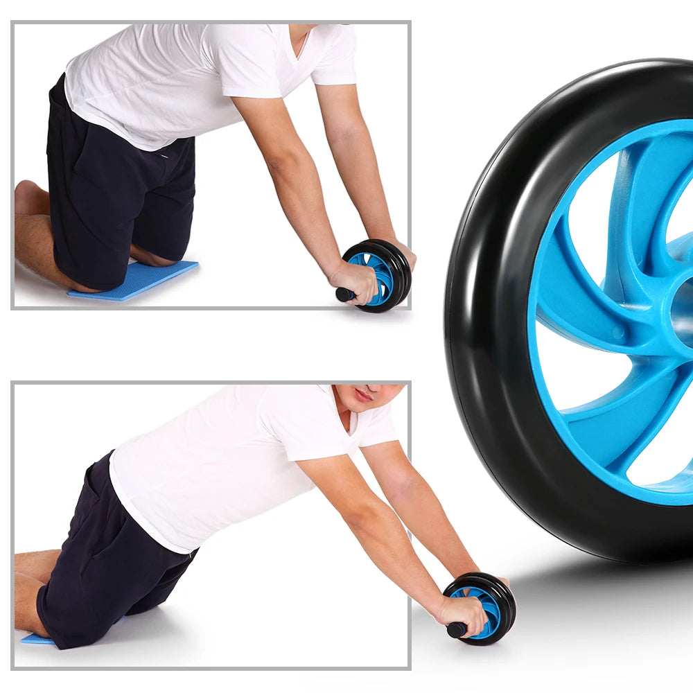 Multiple Exercise Abdominal Wheel Roller Stretch Trainer Set