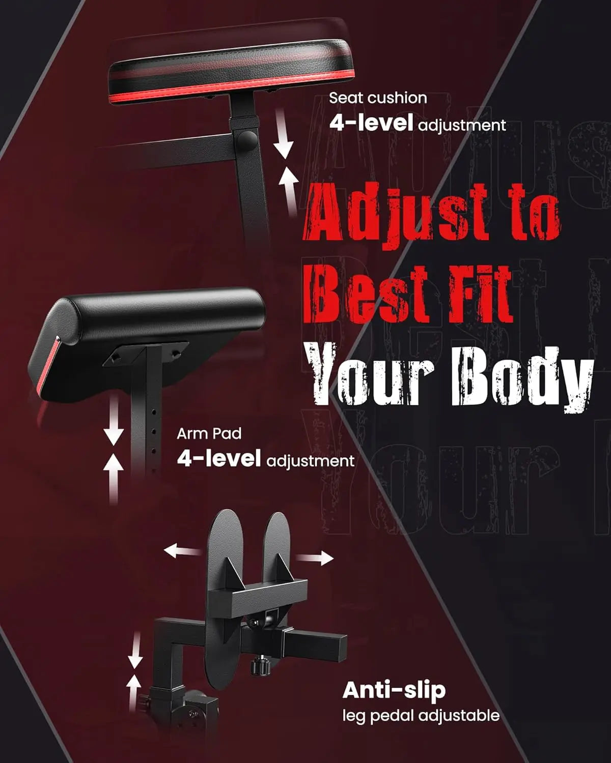 Home Gym Leg Press Weight Stack Workout Station