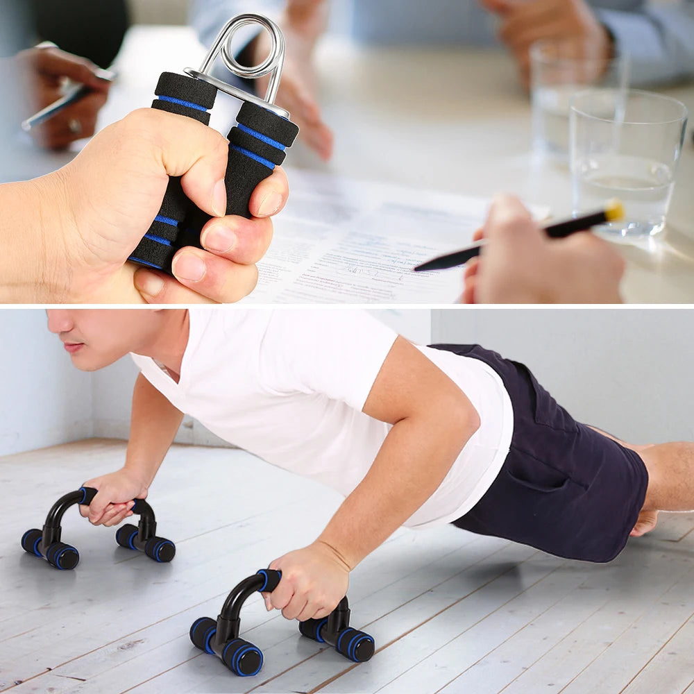 Multiple Exercise Abdominal Wheel Roller Stretch Trainer Set