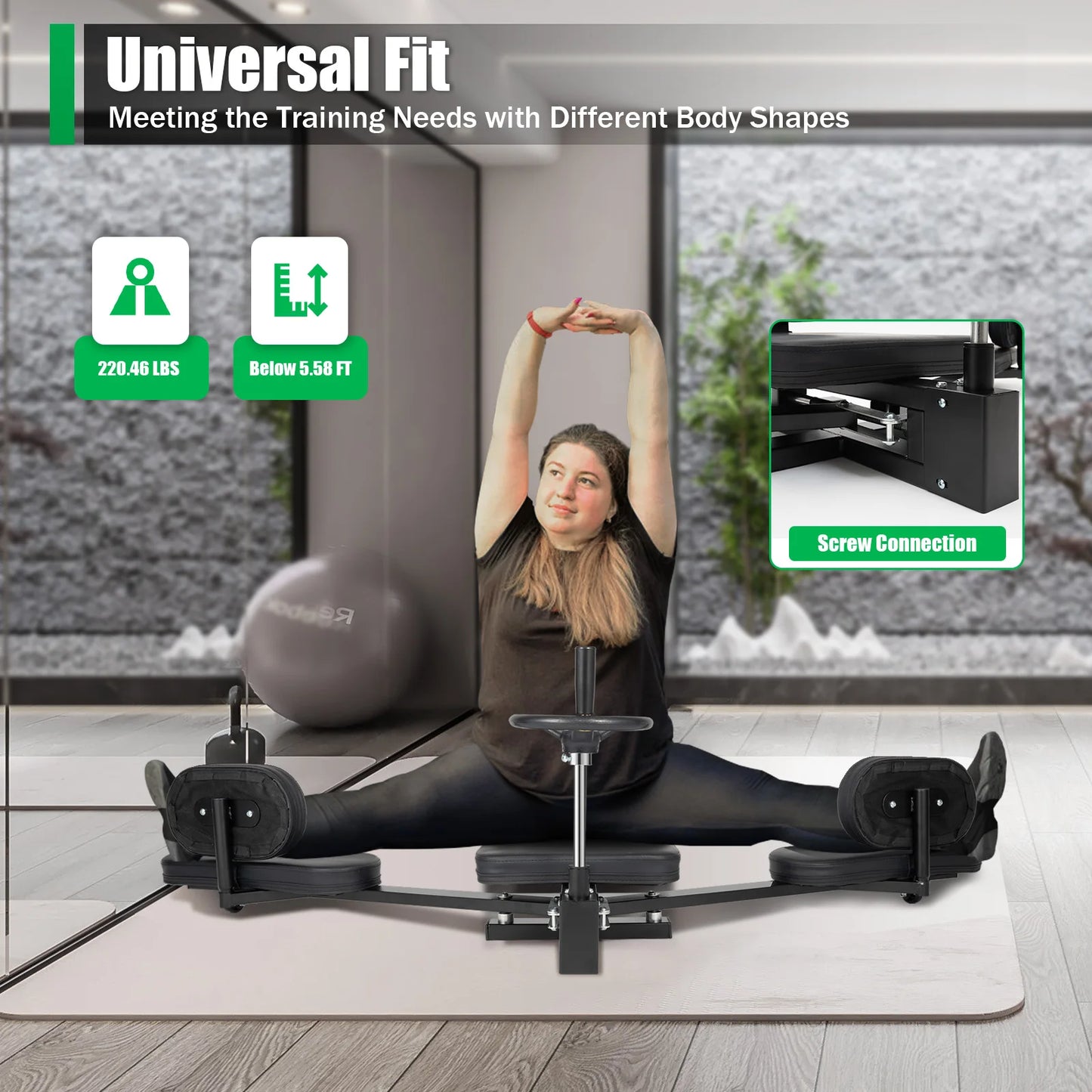 Heavy Duty Yoga  Flexibility  Split Leg Stretching Machine