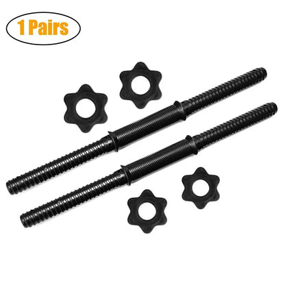 Dumbbell Rod Solid Steel Weight Lifter Bar Connector