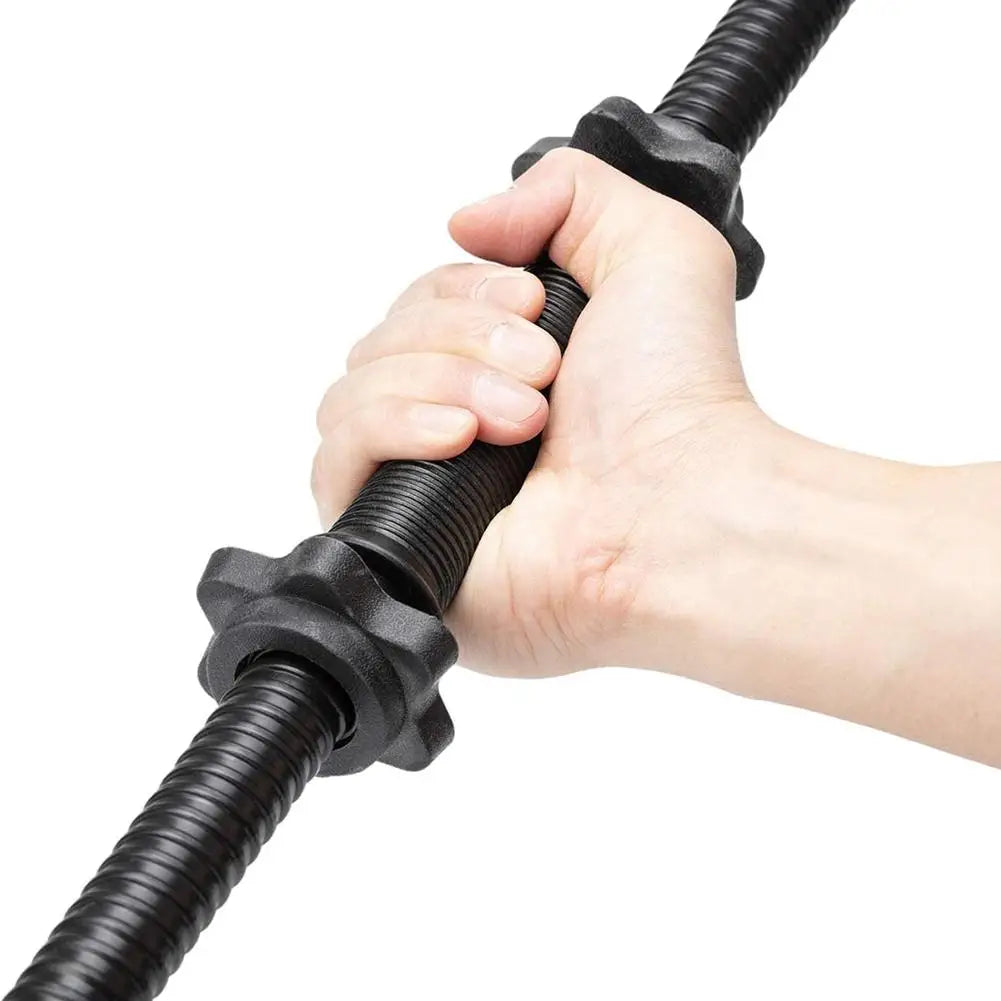 Dumbbell Rod Solid Steel Weight Lifter Bar Connector