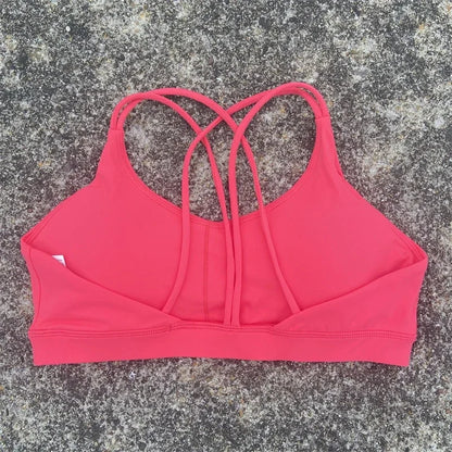 Solid Color Yoga Sport Bra Underwear Top