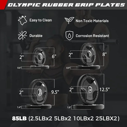 Multi - Functional Olympic Barbell Weightlifting  Bar