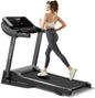 Folding Incline Quiet Brushless Pulse Sensors Treadmill
