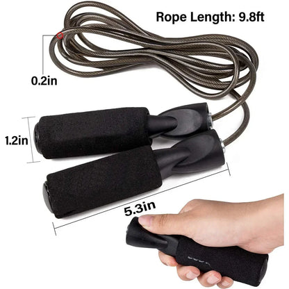 Adjustable Length  Wire Jump Rope  Fitness Training Equipment