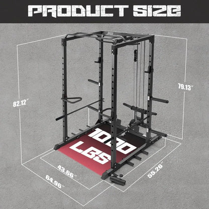 Multi-Function All-in-One Squat Rack Fitness Equipment