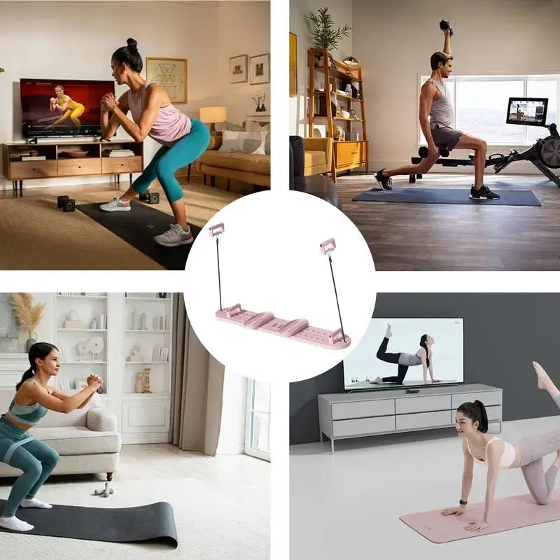 Multi-functional Resistance Bands Pushup Board  Pushup Bar Set Up