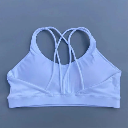 Solid Color Yoga Sport Bra Underwear Top
