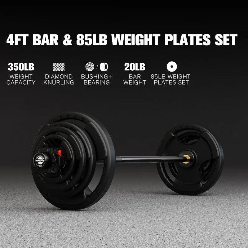 Multi - Functional Olympic Barbell Weightlifting  Bar