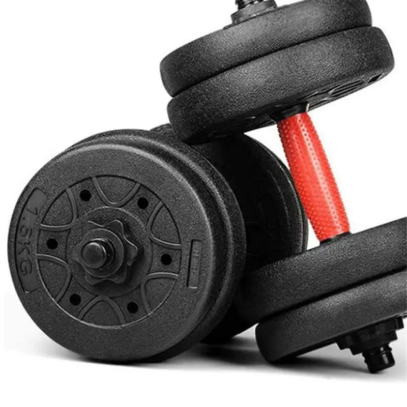 Dumbbell Rod Solid Steel Weight Lifter Bar Connector